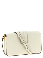 Pinko Love One Mini Goat Leather Crossbody Bag Ivory
