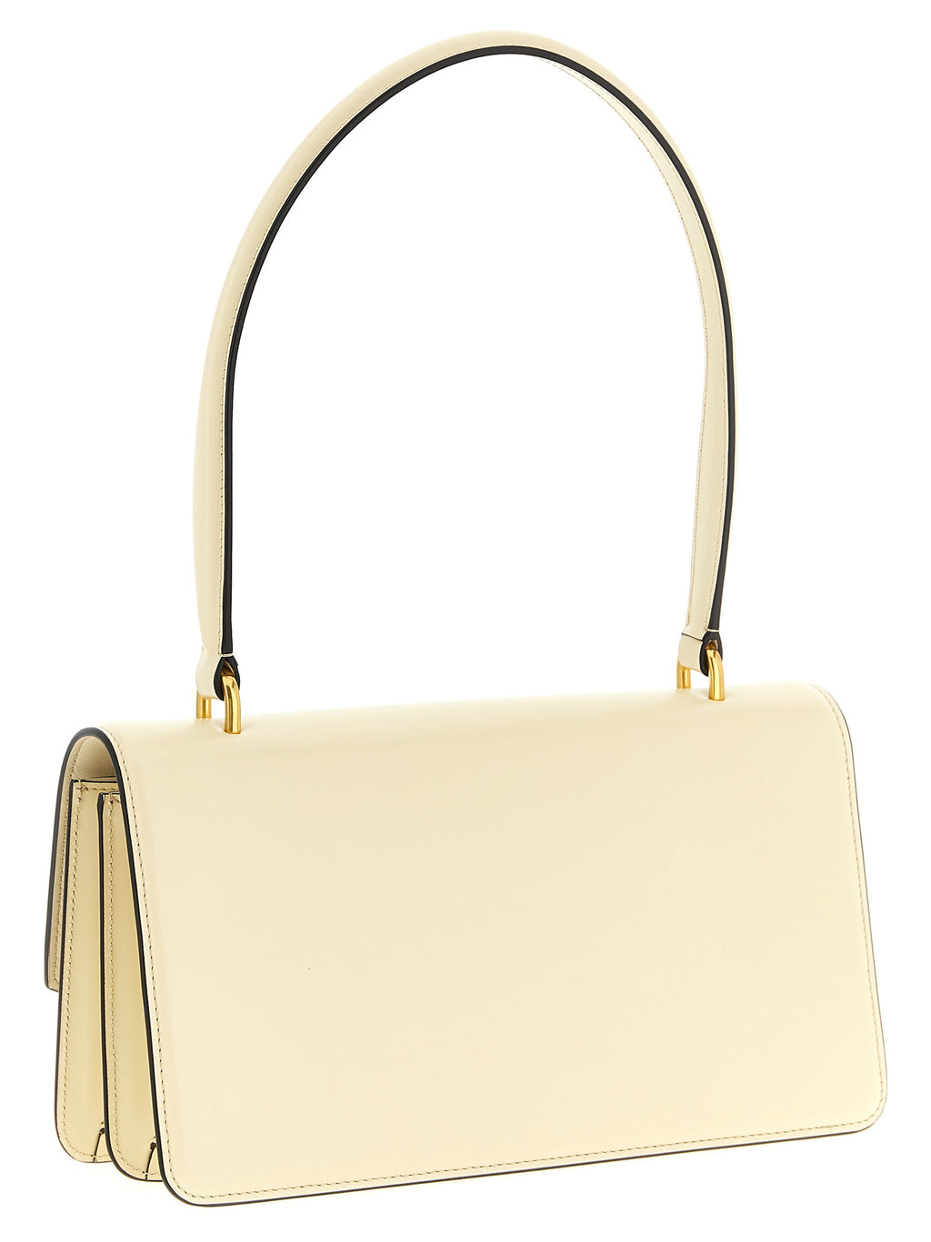 Valentino Garavani Vain Off White Leather Shoulder Bag
