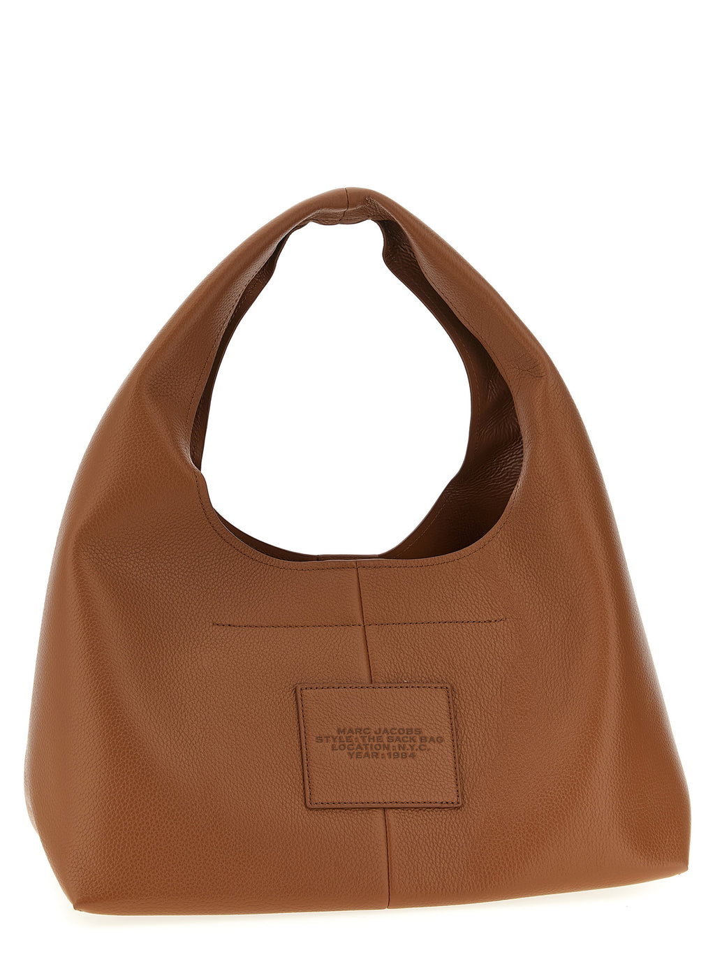 Marc Jacobs The Sack Medium Cow Leather Shoulder Bag Brown