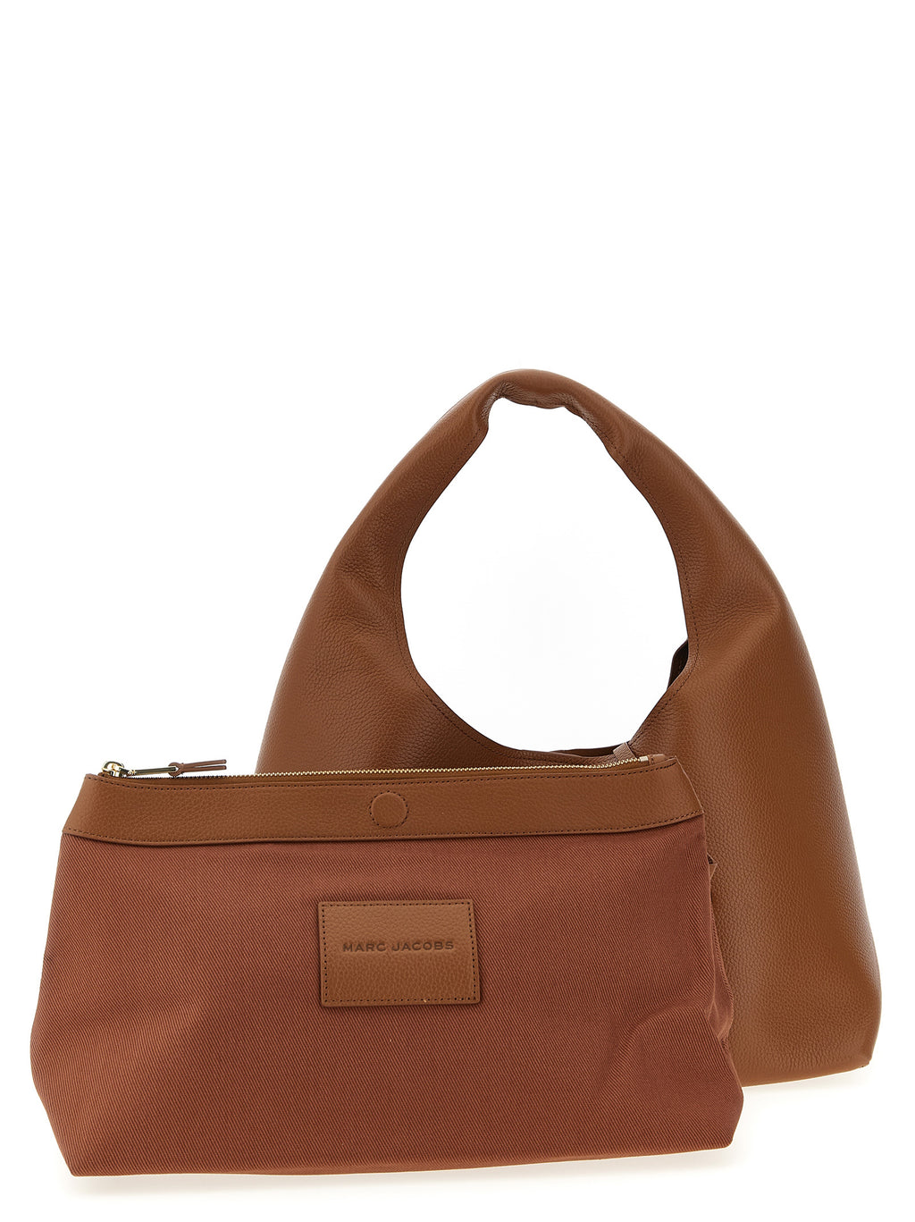 Marc Jacobs The Sack Medium Cow Leather Shoulder Bag Brown