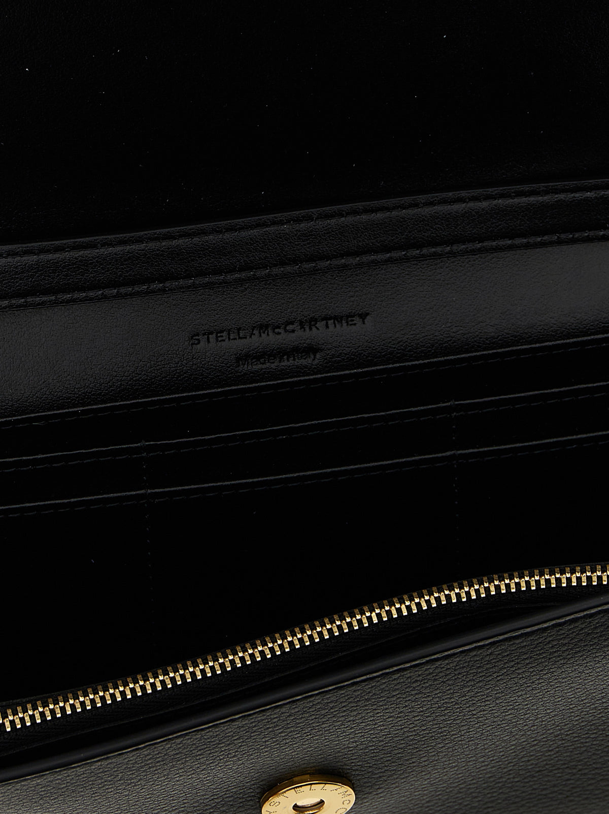 Stella McCartney Ryder Wallet on Chain Black