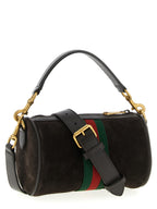 Gucci Ophidia Mini Suede Leather Handbag Brown