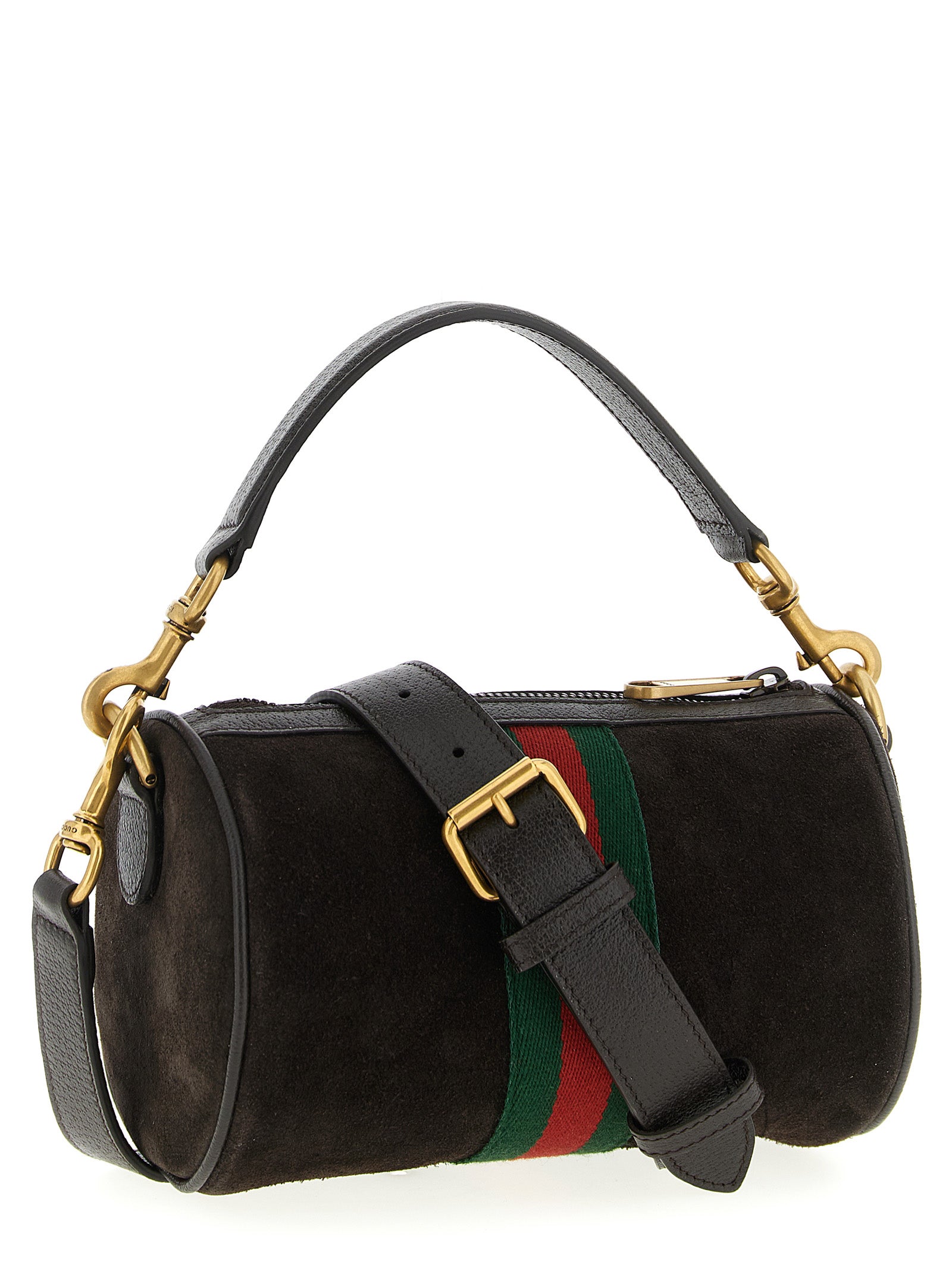Gucci Ophidia Mini Suede Leather Handbag Brown