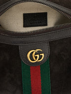 Gucci Ophidia Mini Suede Leather Handbag Brown