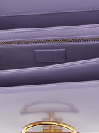 Gucci Siena Small Calf Leather Shoulder Bag Lavender