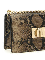 Furla 1927 Mini Crossbody Bag Python Natural