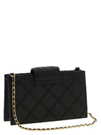 Tory Burch Fleming Wallet On Chain Black