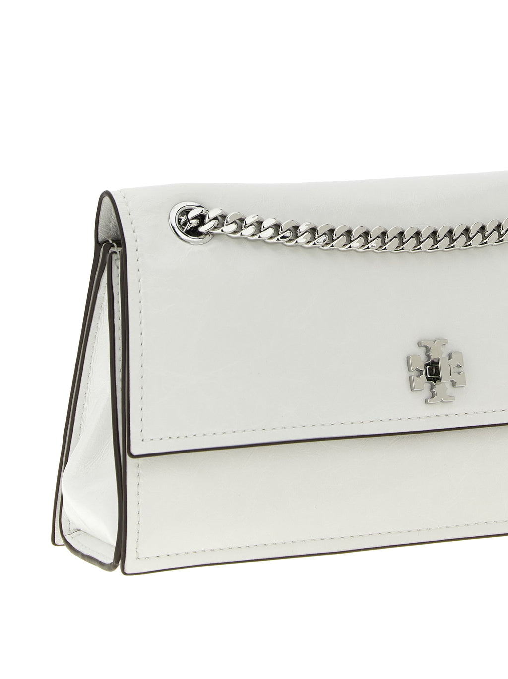 Tory Burch Kira Turnlock Small Shoulder Bag Ivory