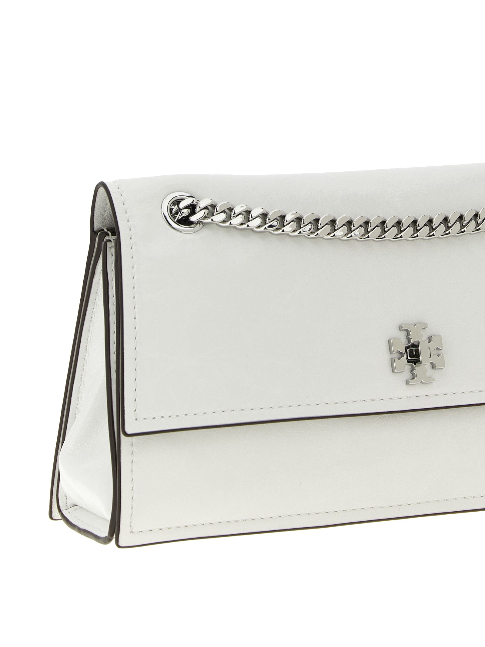 Tory Burch Kira Turnlock Small Shoulder Bag Ivory