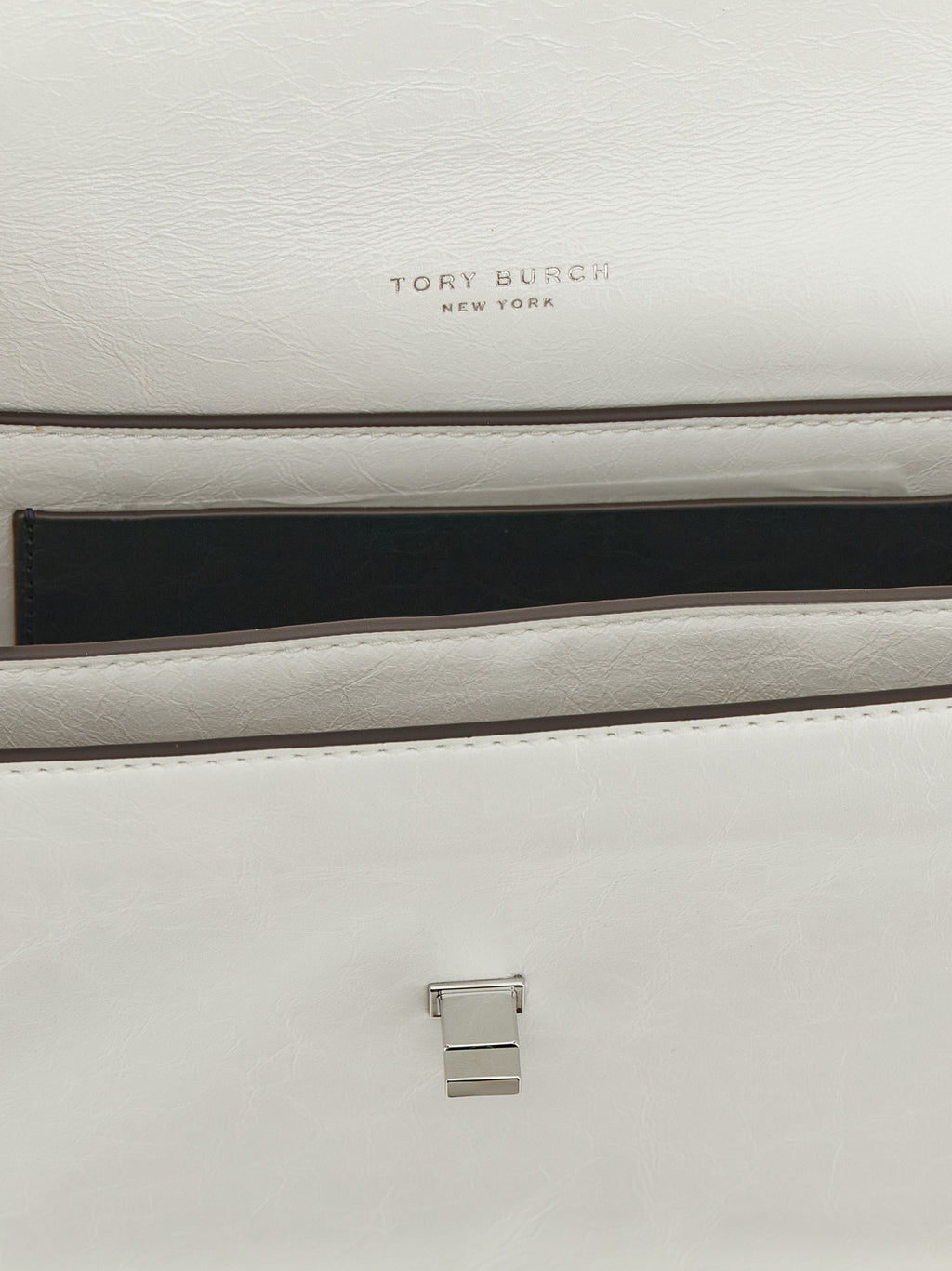 Tory Burch Kira Turnlock Small Shoulder Bag Ivory