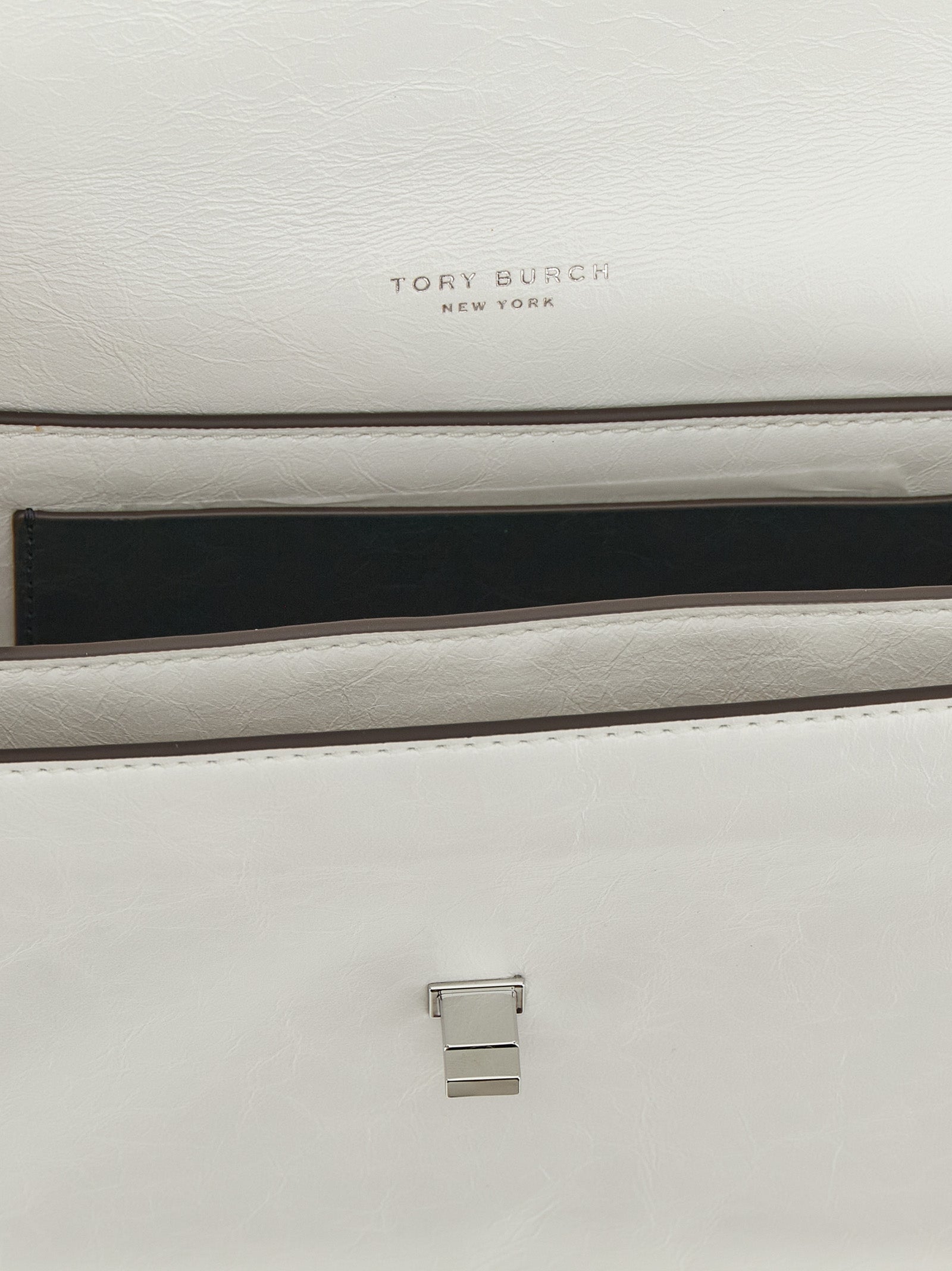 Tory Burch Kira Turnlock Small Shoulder Bag Ivory