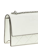Tory Burch Fleming Small Leather Crossbody Bag Ivory