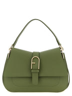 Furla Flow M Shoulder Bag Sage Green