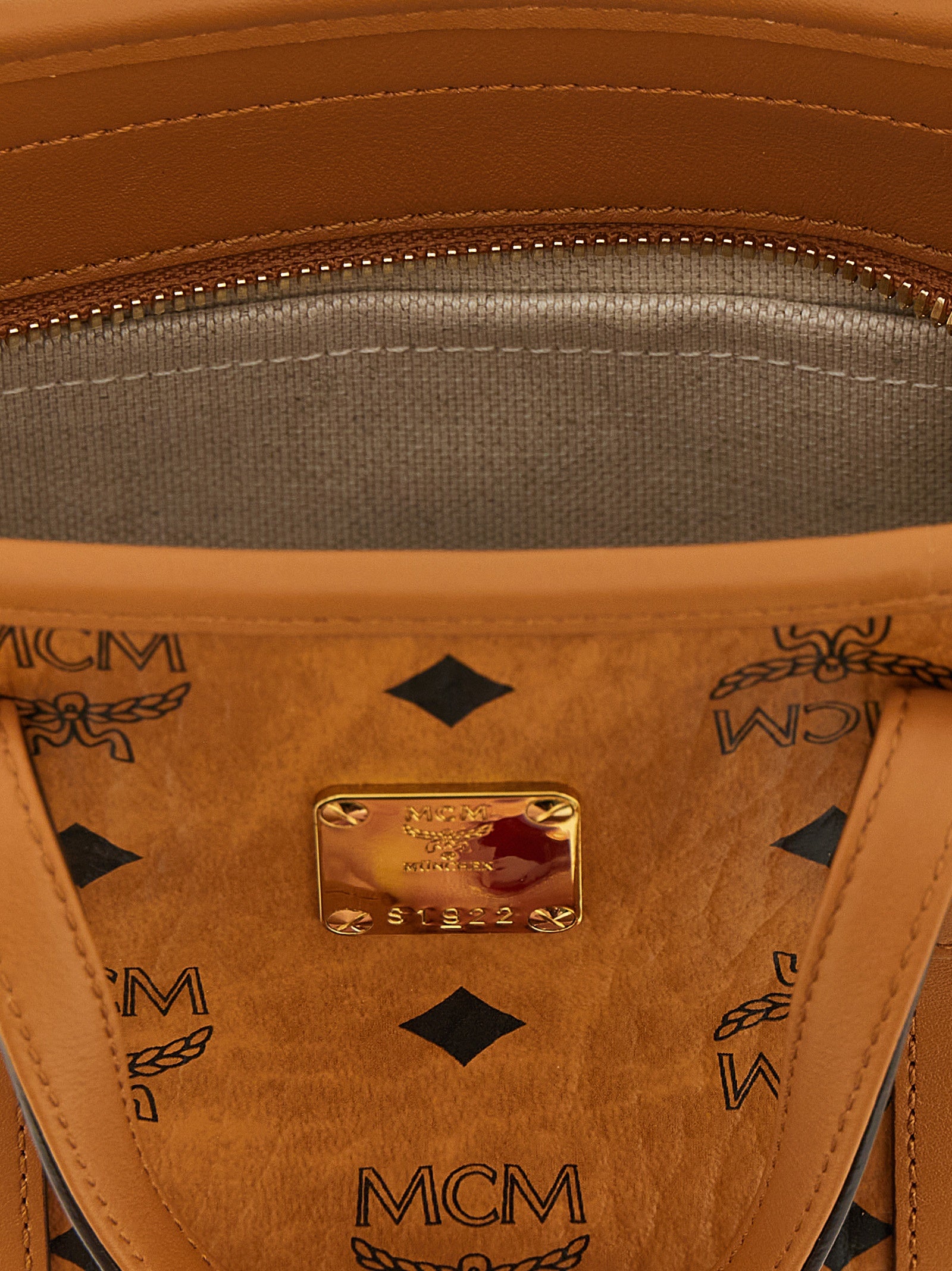 MCM Toni X-Mini Shopper Brown