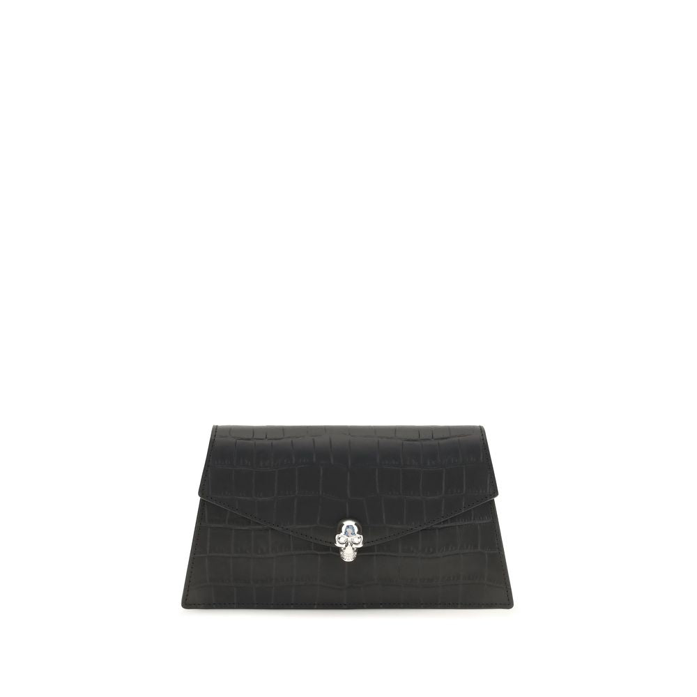 Alexander McQueen Skull Mini Clutch Black