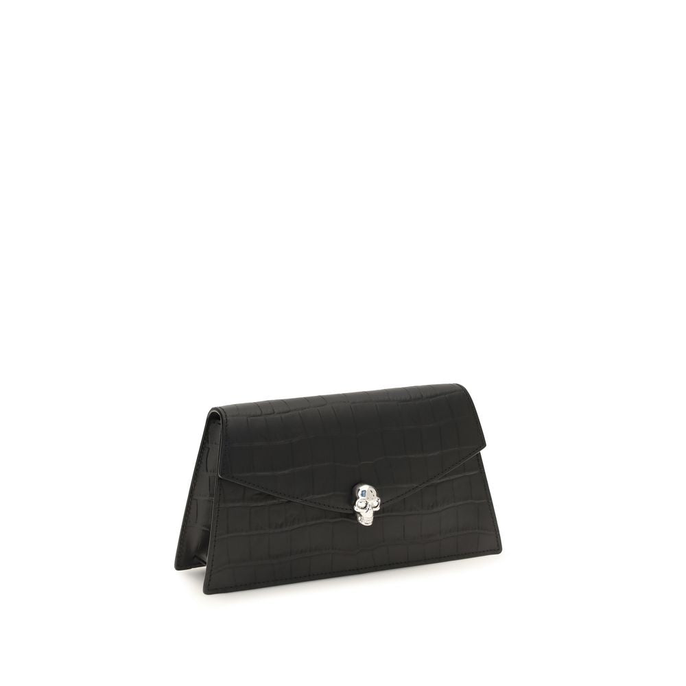Alexander McQueen Skull Mini Clutch Black