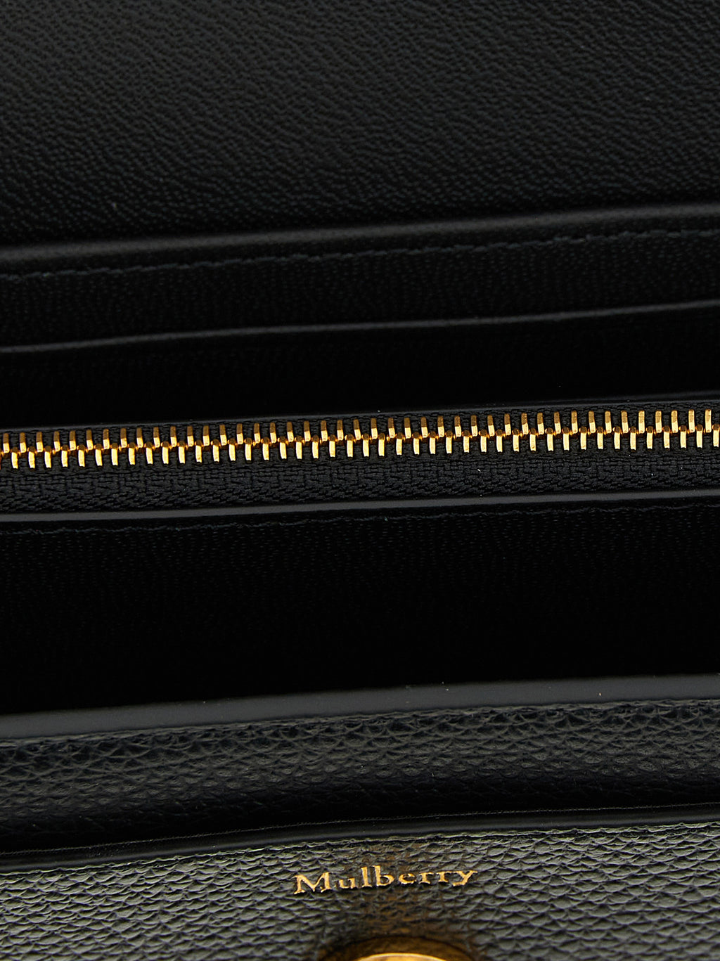 Mulberry Black Bovine Leather  Wallet Black