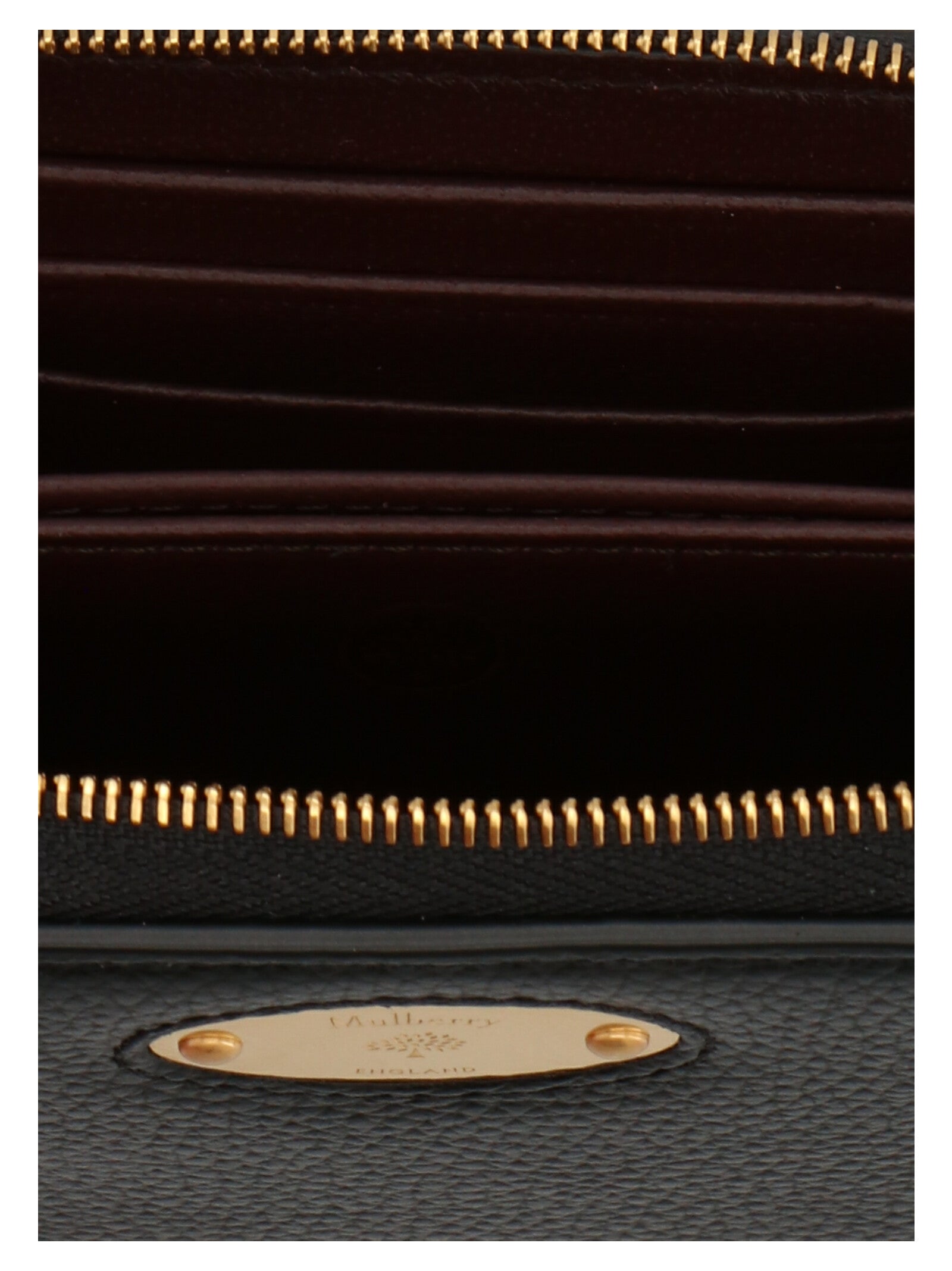 Mulberry Black Bovine Leather Cardholder Black