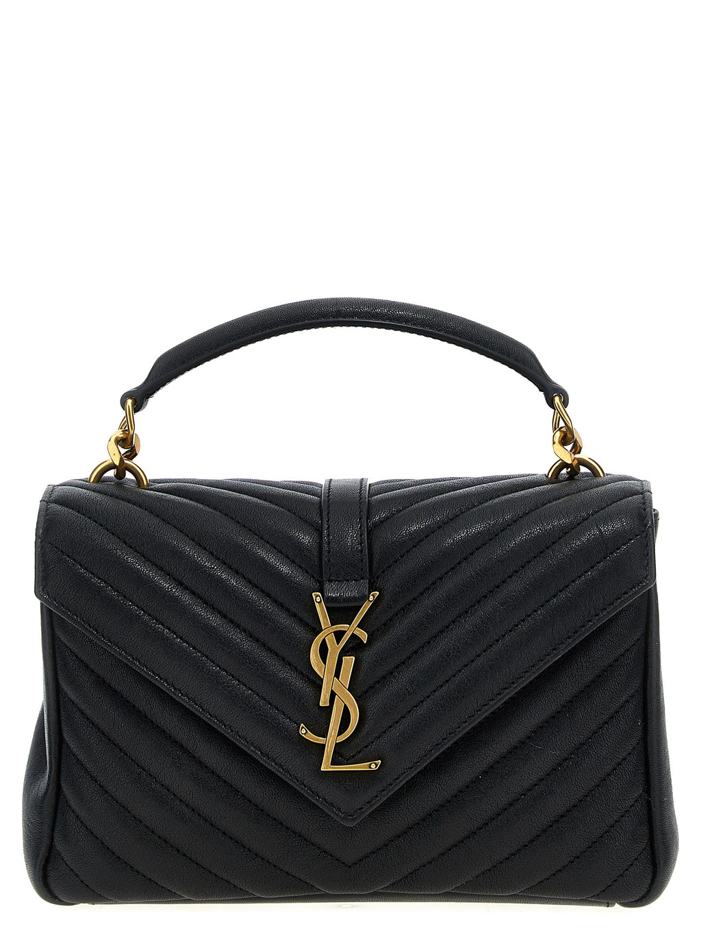 Saint Laurent College Shoulder Bag Black