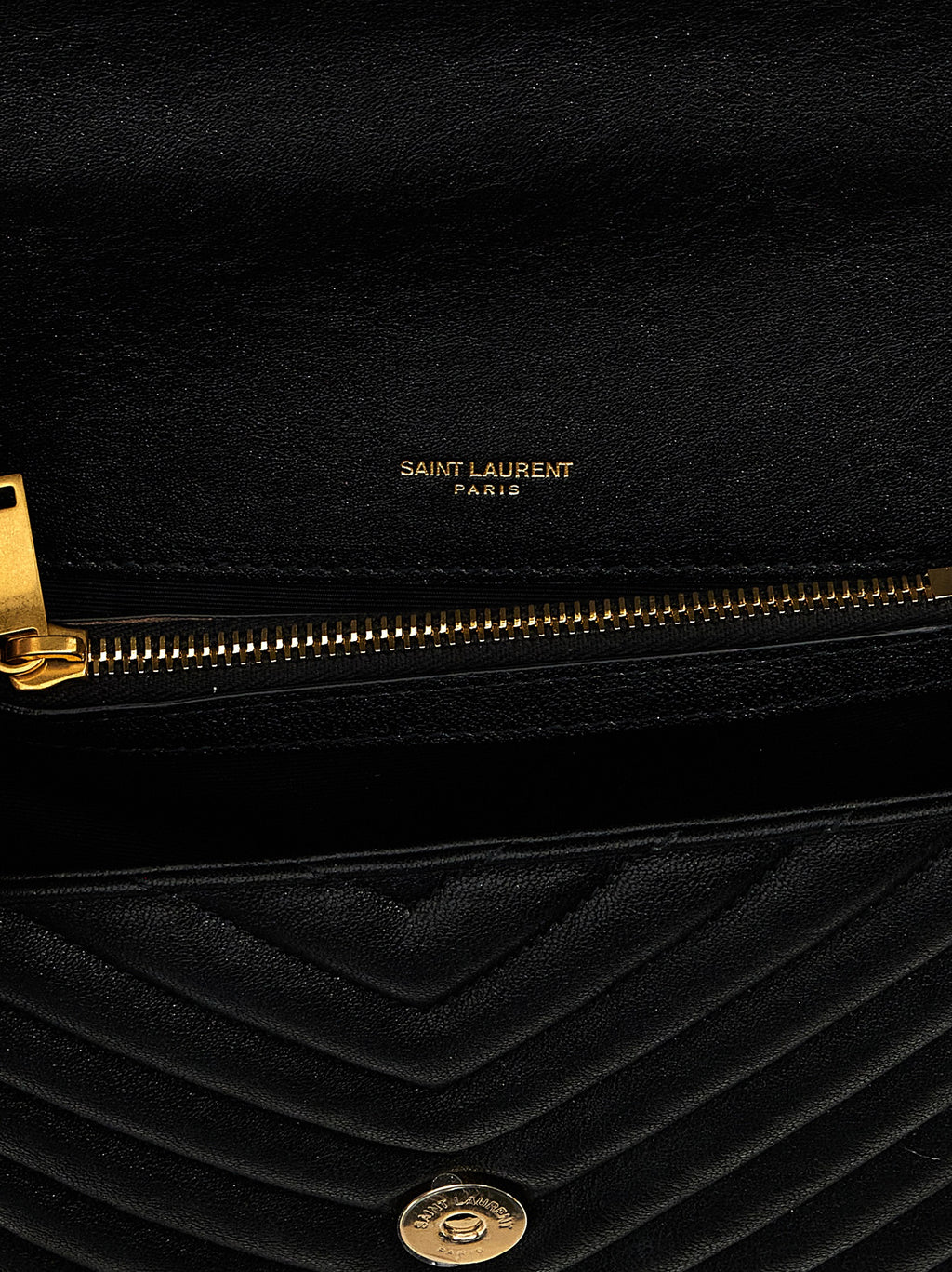 Saint Laurent College Shoulder Bag Black
