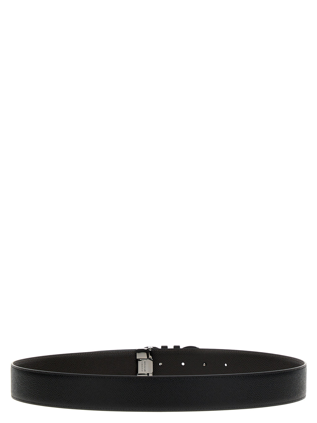 Ferragamo Gancini Reversible Black & Brown Leather Belt