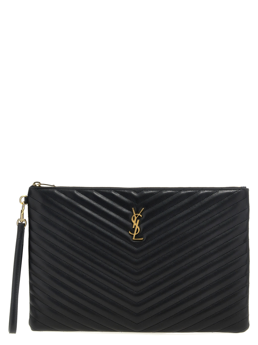 Saint Laurent Cassandre Clutch Black