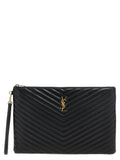 Saint Laurent Cassandre Clutch Black
