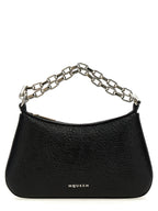 McQueen T-Bar Mini Shoulder Bag Black