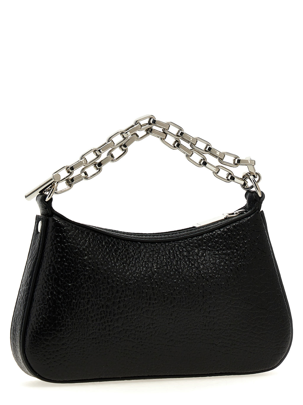 McQueen T-Bar Mini Shoulder Bag Black