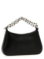 McQueen T-Bar Mini Shoulder Bag Black