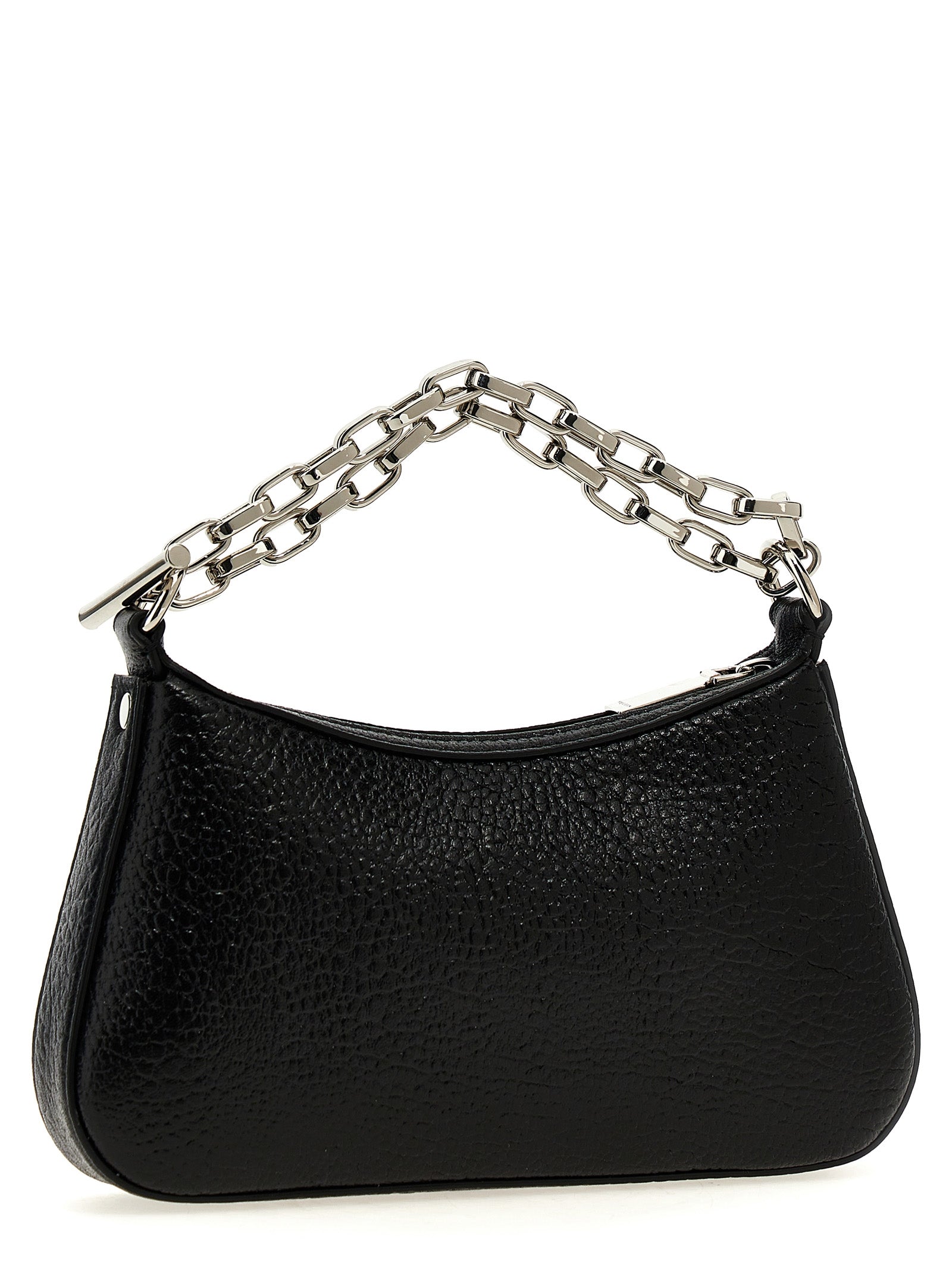 McQueen T-Bar Mini Shoulder Bag Black