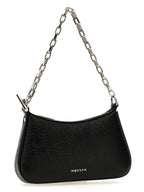 McQueen T-Bar Mini Shoulder Bag Black