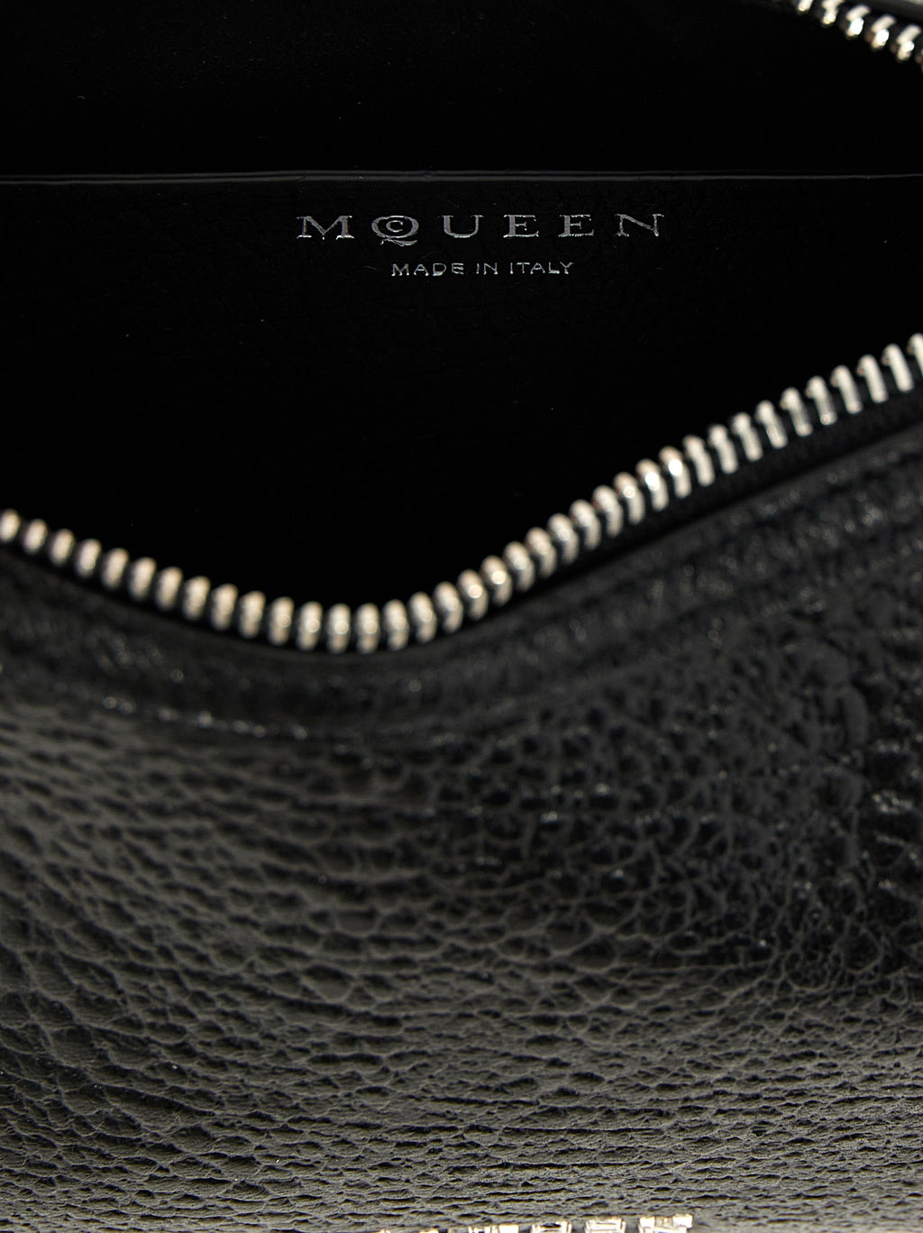 McQueen T-Bar Mini Shoulder Bag Black