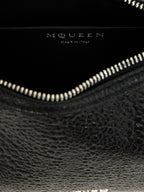 McQueen T-Bar Mini Shoulder Bag Black