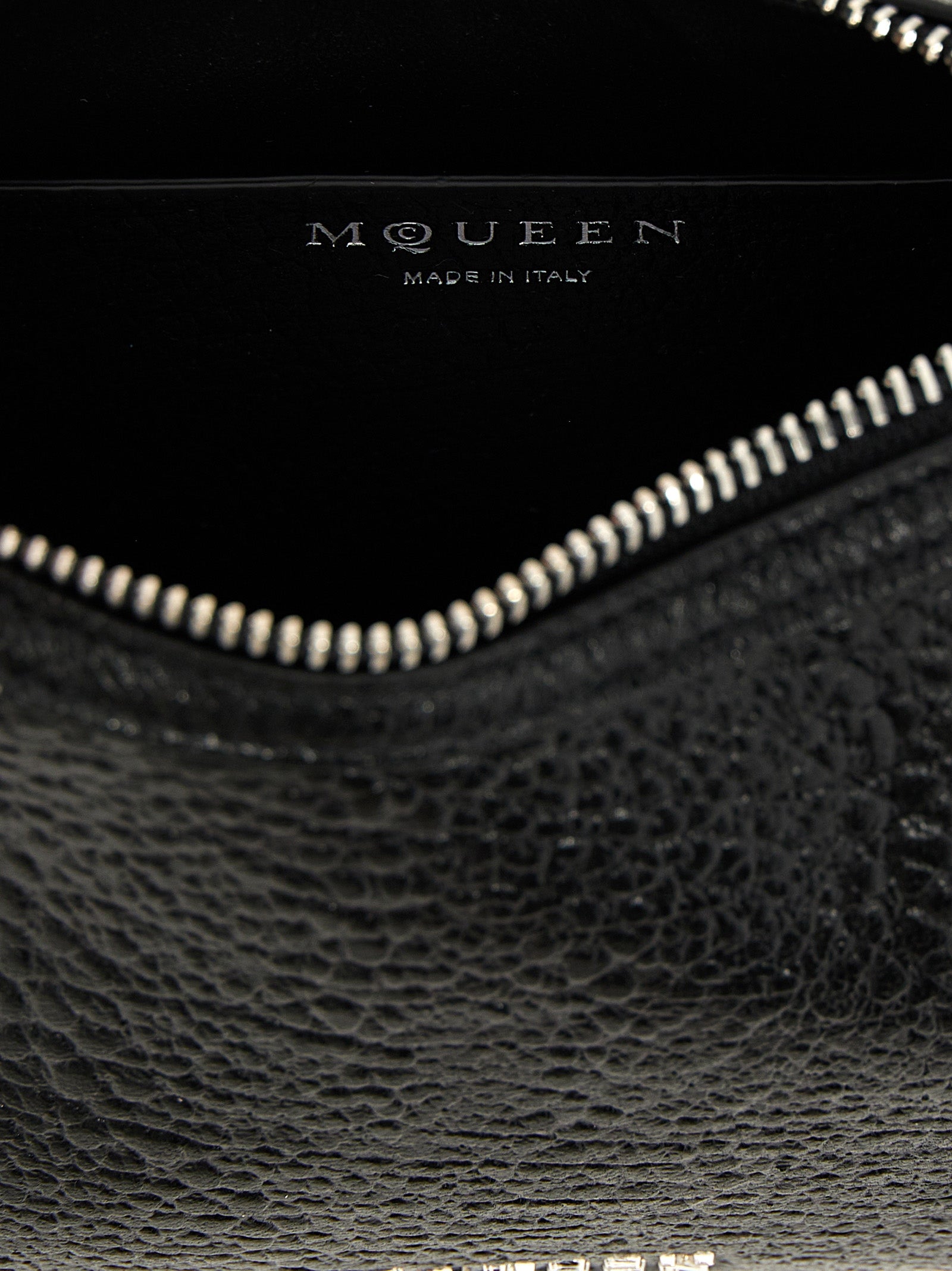 McQueen T-Bar Mini Shoulder Bag Black