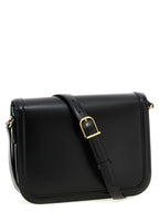 Valentino Garavani 9TO5 Black Leather Shoulder Bag