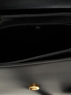 Valentino Garavani 9TO5 Black Leather Shoulder Bag