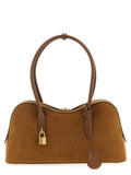 Stella McCartney Ryder Suede Shoulder Bag Brandy