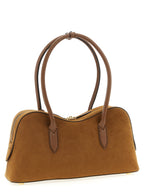 Stella McCartney Ryder Suede Shoulder Bag Brandy