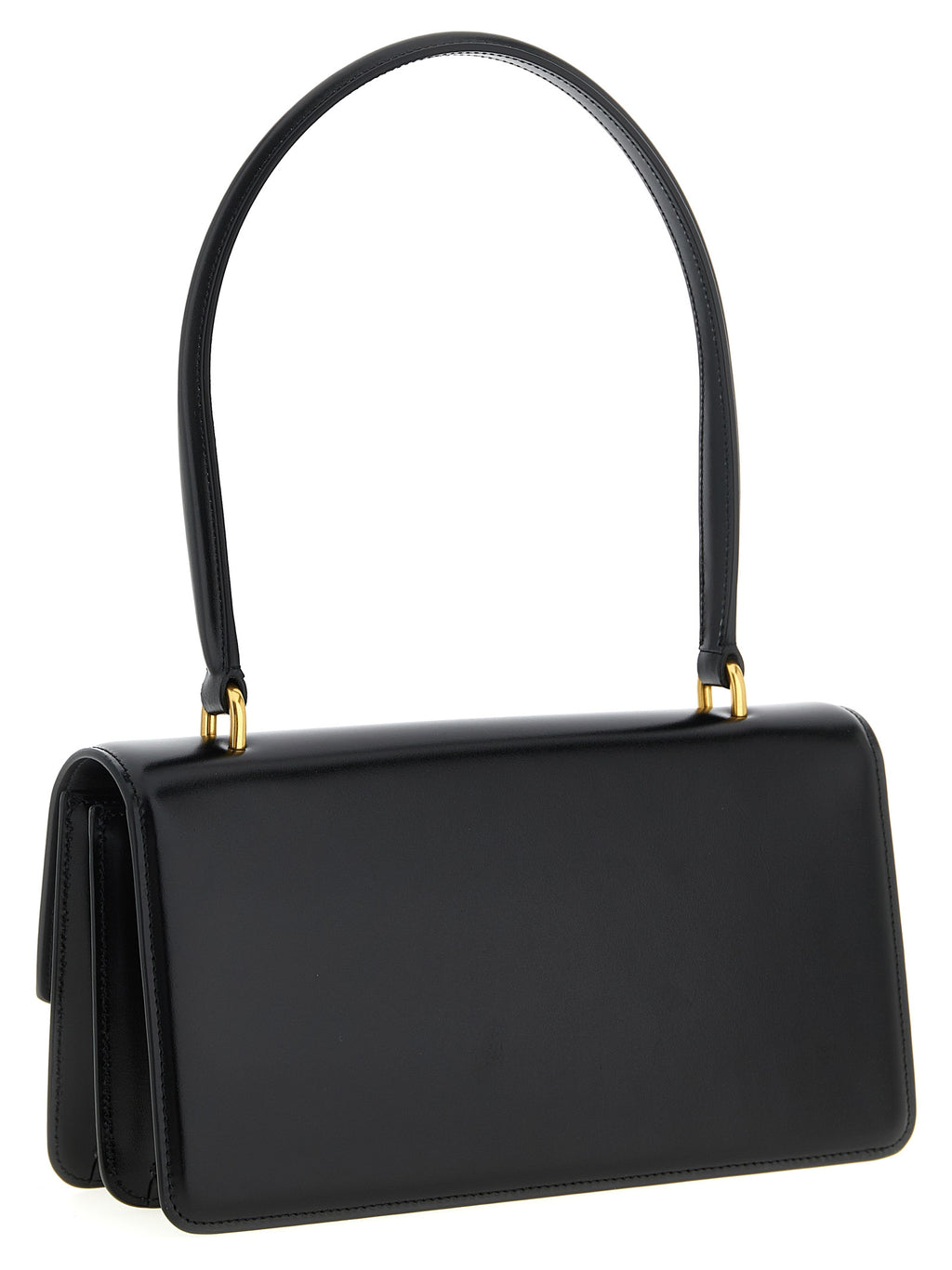 Valentino Garavani Vain Black Leather Shoulder Bag