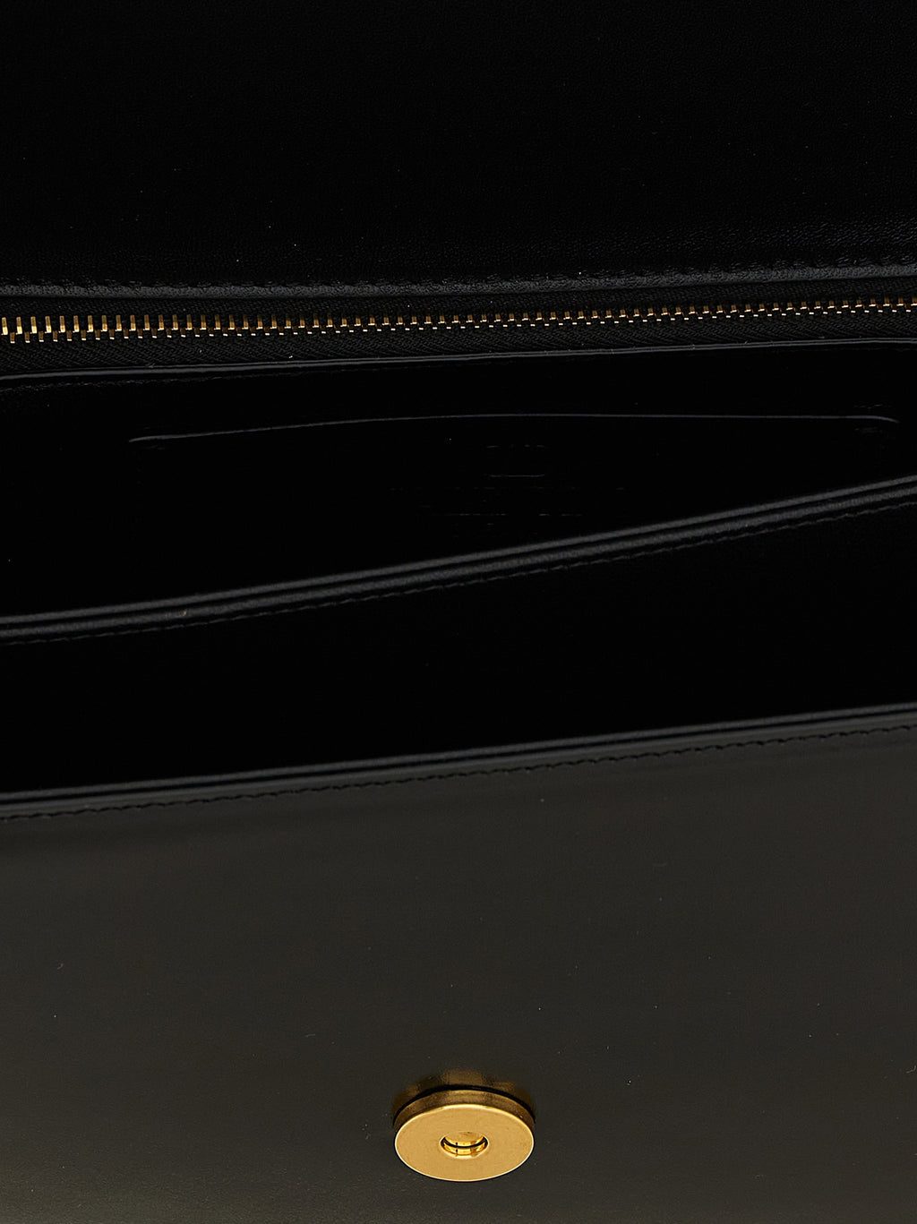 Valentino Garavani Vain Black Leather Shoulder Bag