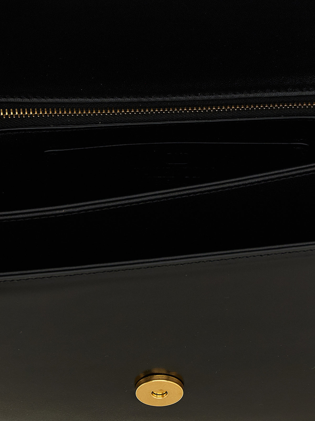 Valentino Garavani Vain Black Leather Shoulder Bag