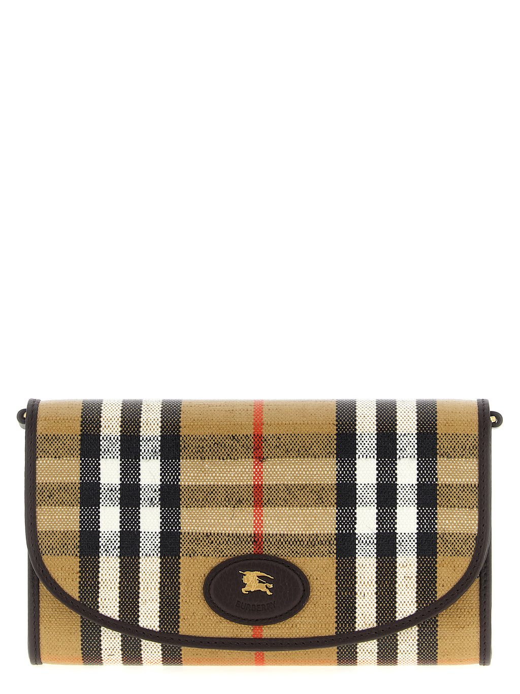 Burberry Highlands Wallet on Chain Archive Beige