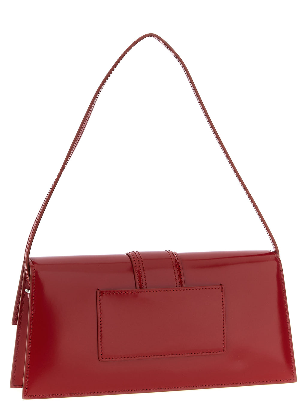 Jacquemus Le Bambino Long Red Leather Shoulder Bag