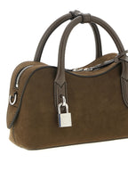 Stella McCartney Ryder Suede-Effect Crossbody Bag Moka
