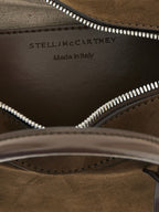 Stella McCartney Ryder Suede-Effect Crossbody Bag Moka