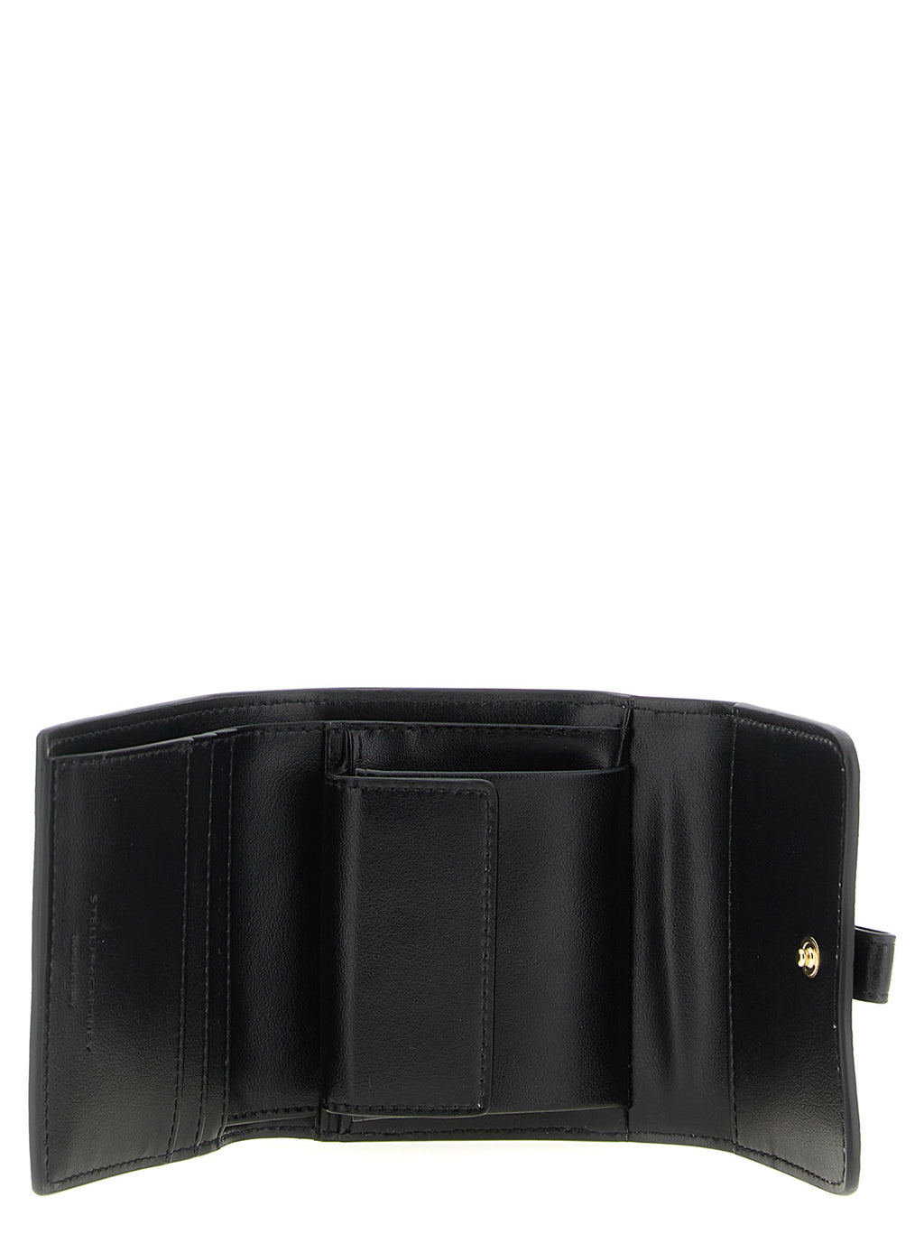 Stella McCartney Ryder Tri-Fold Wallet Black