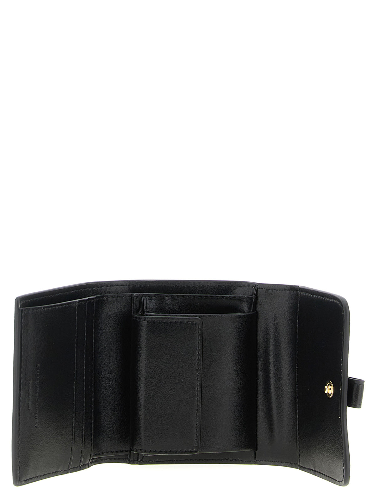 Stella McCartney Ryder Tri-Fold Wallet Black