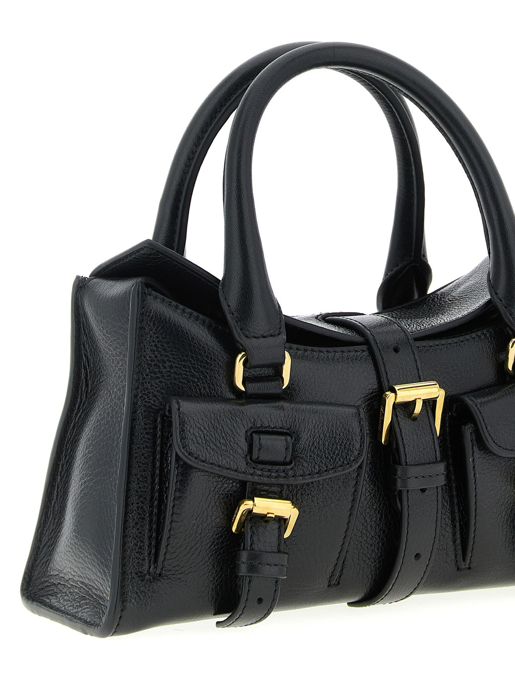 Mulberry Roxanne Mini Top Handle Bag Black