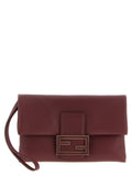 Fendi Mamma Baguette Pouch Bordeaux